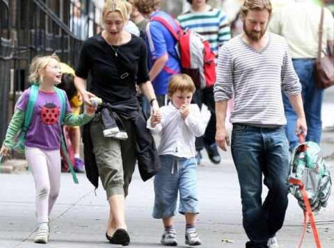 Kate Winslet and Same Medes kids